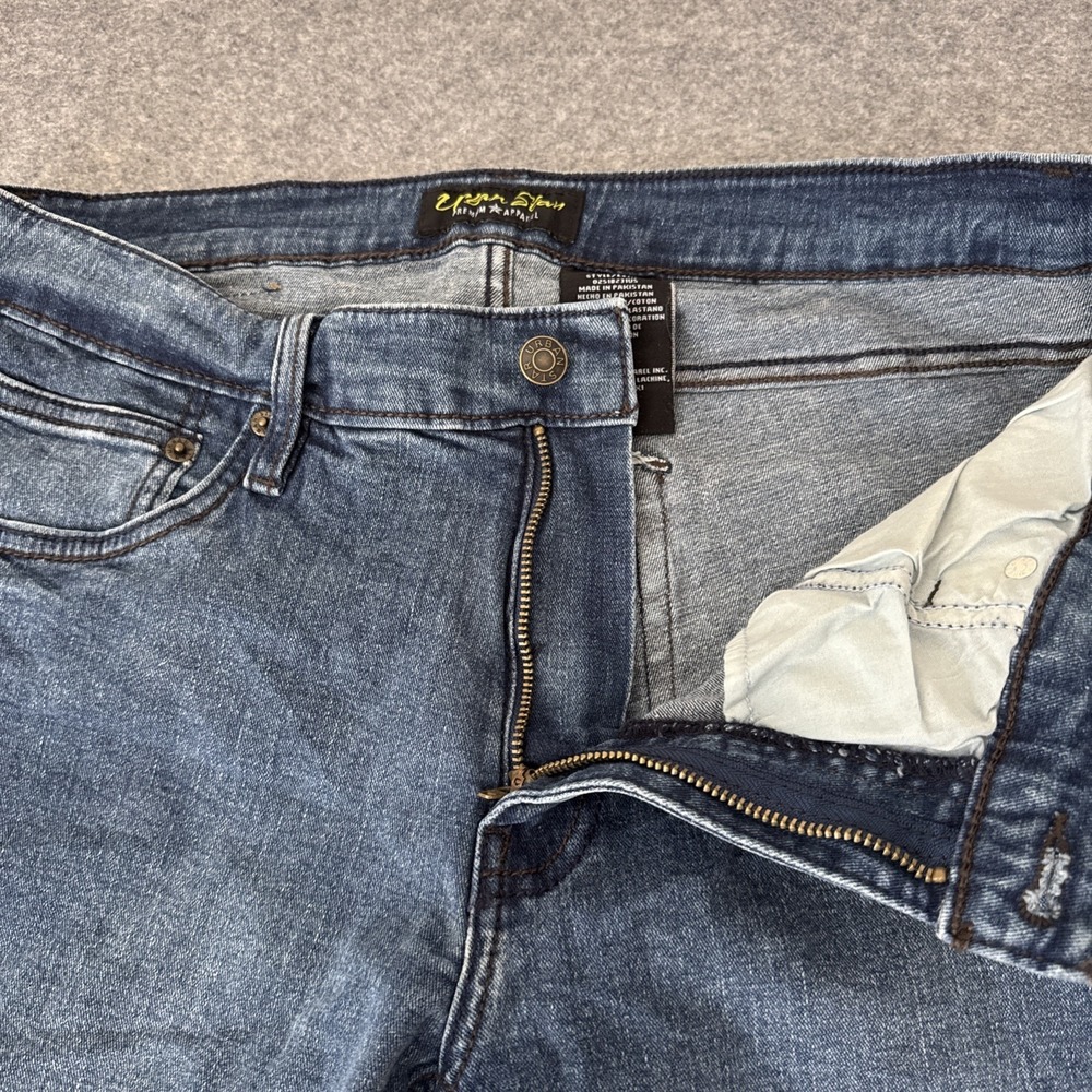 Urban Star Jeans Men's Blue Denim 34x32 Straight Leg Fit - Picture 4 of 13